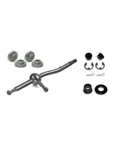 Torque Solution Short Shifter/Base/Shifter Cable/Gate Selector Bushing Combo: Mitsubishi Evo X 10+ - TS-SS-005G