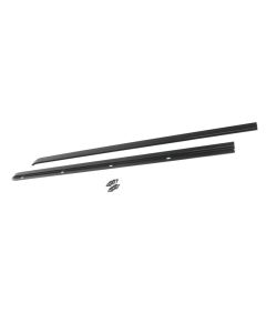 Rampage 1976-1983 Jeep CJ5 Windshield Channel - Black - 901001