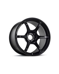 Advan RG-4 18x9.5 +35 5-114.3 Semi Gloss Black Wheel - YA48J35ESB