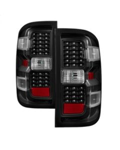 xTune Chevy 1500 14-16 / Silverado 2500HD/3500HD LED Tail Lights - Black ALT-JH-CS14-LED-BK - 9036545