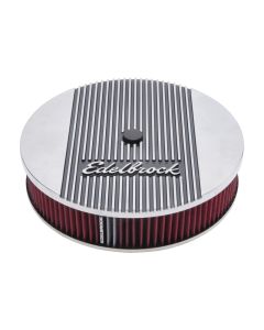 Edelbrock Air Cleaner Elite II 14In Diameter w/ 3In Element Standard Height Polished - 4268