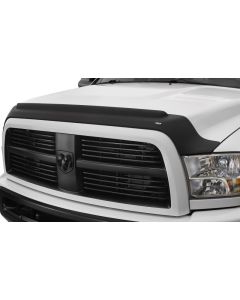 AVS 09-18 Dodge RAM 1500 (Excl. Sport Models) Aeroskin II Textured Low Profile Hood Shield - Black - 436004