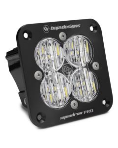 Baja Designs Squadron Pro Black Wide Cornering Pattern Flush Mount LED Light Pod - Black - 491005