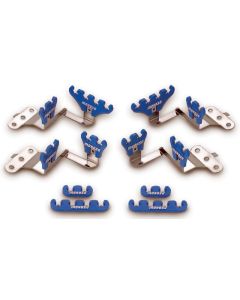 Moroso Chevrolet Small Block Ignition Wire Loom Kit - Centerbolt - 7-9mm - Blue - 72140