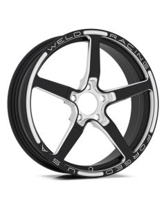 Weld Alumastar 1-Piece 18x6 / 5x115 BP / 2.7in. BS Black Wheel - Non-Beadlock - 88B-1806245