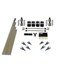 Nitrous Express 8 Cyl Piranha Nozzle Intake Plumbing Kit (Incl Hardware) - 13386