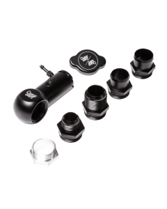 Chase Bays -16AN / -16AN Raised Inline Filler Neck w/Cap - CB-IFN-16AN-RADCAP-A