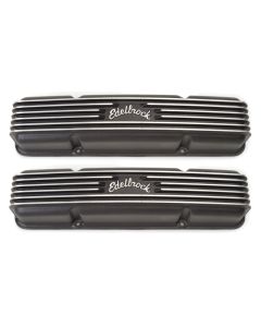 Edelbrock Valve Cover Classic Series Chevrolet 1959-1986 262-400 CI V8 Black - 41453