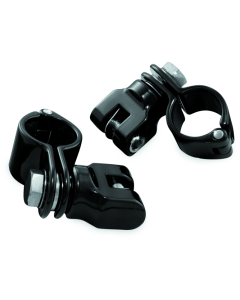 Kuryakyn 1-1/4inch Magnum Quick Clamp With Clevis Black - 7572