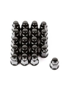 Rugged Ridge Wheel Lug Nut Set of 20 Black 1/2-20 - 16715.23