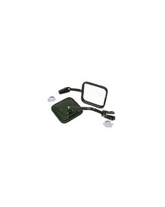 Rugged Ridge 55-86 Jeep CJ Black Side Mirrors w/ Convex Glass - 11001.03