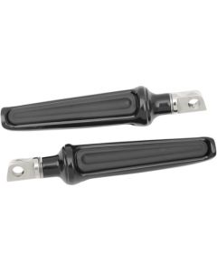 Performance Machine Footpegs Contour Passenger - Black Ano - 0035-0065-B