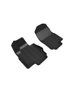 3D MAXpider 20-21 Mercedes-Benz GLE/GLS-Class Elegant Hybrid 1st Row Floormat - Black - SLMB11814709