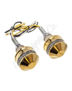 Letric Lighting Grip Ind Lghts Brss Cp Wht/Amb - LLC-NBE-TS