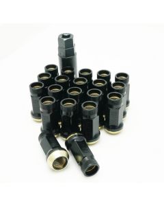 Muteki SR45R Black Lug Nut Kit 12x1.5 - WHEE-32936B
