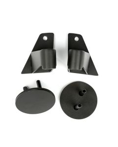 Rugged Ridge 07-18 Jeep Wrangler JK Textured Black Mirror Relocation Brackets - 11025.07