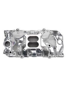 Edelbrock Polished B/B Chevy O-Port RPM Air-Gap Manifold - 75611