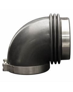 Spectre Flex Coupler Elbow 4in. ID / ID 90 Degree - Black - 9785