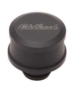 Edelbrock Billet Aluminum Breather w/ Black Powder Coat Finish - 42133