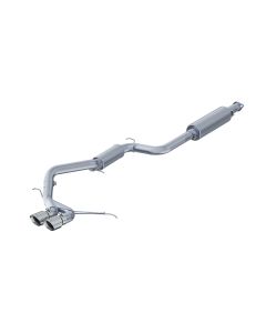 MBRP Aluminized Steel 3" Catback Exhaust System Dual Center Outlet Ford Focus ST 2.0L EcoBoost 2013- - S4200AL