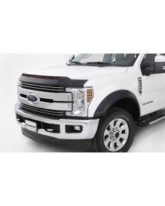 AVS 17-22 Ford F-250/F-350/F-450/F-550 Super Duty Low Profile Aeroskin Lightshield Pro - Black - 953135
