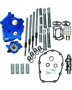 S&S Cycle 2017+ Oil Cooled M8 Models Chain Drive 465C Cam Chest Kit w/ Chrome Pushrod Tubes - 310-1003B