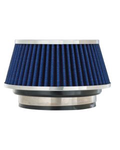 Spectre Adjustable Conical Air Filter 2-1/2in. Tall (Fits 3in. / 3-1/2in. / 4in. Tubes) - Blue - 8166