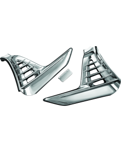 Kuryakyn Louvered Battery Box Cover 01-10 GL1800 Chrome - 3913