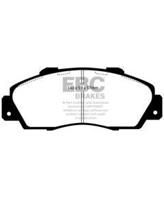 EBC 97-01 Honda CR-V 2.0 Greenstuff Front Brake Pads - DP6872