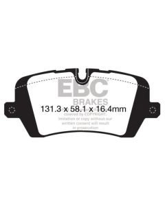 EBC 2017+ Land Rover Discovery 5 3.0L Supercharged Ultimax2 Rear Brake Pads - UD1692