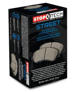 StopTech 15-18 Ford Mustang Rear Street Brake Pads w/Shims & Hardware - 308.17930