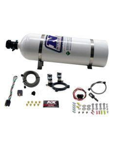 Nitrous Express Ford 3.5L/3.7L V6 Nitrous Plate Kit w/15lb Bottle - 20952-15