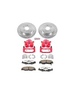 Power Stop 04-09 Cadillac XLR Rear Z26 Street Warrior Brake Kit w/Calipers - KC1563-26