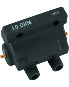 Twin Power 80-84 Big Twin and XL Ignition Coil Black Replaces H-D 31609-80 4 Ohm Original Style - 210071