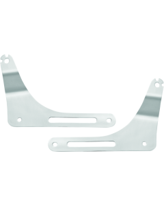 Kuryakyn Fixed Mounts Multi-Purpose Driver & Passenger Backrest 18-Up Softail Black - 7081