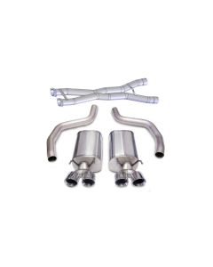 Corsa 2012-2013 Chevrolet Corvette C6 ZR1 Sport Cat-Back Dual Rear Exit w/ Twin 4.0in Pol Tips - 14164CB3