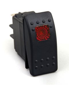 Daystar Rocker Switch Red Light 20 AMP Single Pole - KU80014