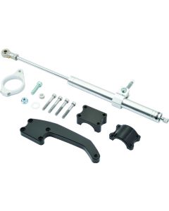 Twin Power 17-Up FLH FLT Models Satin Finish Steering Damper Kit - 601807