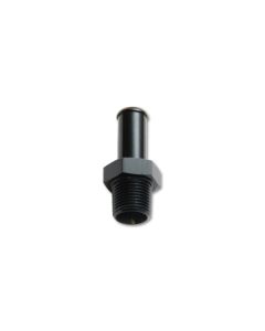 Vibrant 1/16in NPT to 1/4in Barb Straight Fitting - Aluminum - 11642F