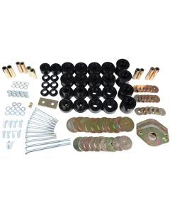 Energy Suspension 91-97 Toyota Land Cruiser FJ80 Body Mount Set w/ Hardware - Black - 8.4113G