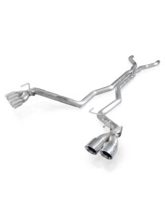 Stainless Works 2012-15 Camaro ZL1 6.2L 3in Catback Dual Chambered Exhaust X-Pipe Quad Tips - CA12CB