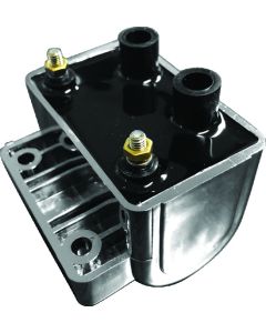 Twin Power 65-79 Big Twin and XL Ignition Coil Chrome Replaces H-D 31609-65A 5 Ohm - 210535