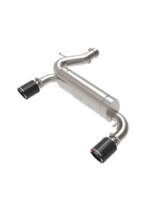 aFe Vulcan 3in 304 SS Axle-Back Exhaust 2021 Ford Bronco L4-2.3L (t)/V6-2.7L (tt) w/ Carbon Tips - 49-33137-C