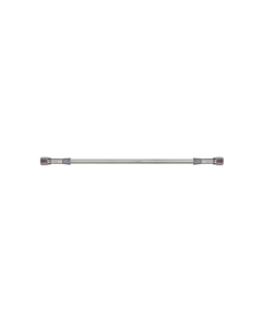 Goodridge 14in Universal Brake Line Assembly w/SS Fittings & Clear Hose - 30314TC-CL