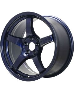 Gram Lights 57CR 18x10.5 +22 5-114.3 Eternal Blue Pearl Wheel - WGCRAC22EEBP