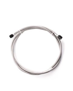 Snow Performance 1ft Stainless Steel Braided Line (Black) w/ 4AN Fittings - SNO-805-BRD