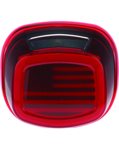 Kuryakyn Freedom Taillight Red Lens With License Light - 2924