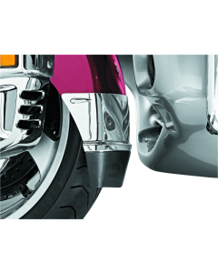 Kuryakyn Front Fender Extension With Mud Flap 01-17 Honda GL1800 Chrome - 7352