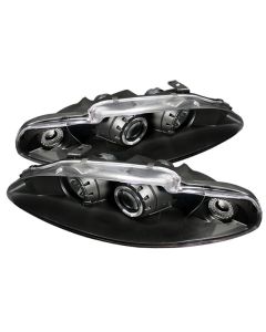 Spyder Mitsubishi Eclipse 95-96 Projector Headlights LED Halo Black High H1 Low H1 PRO-YD-ME95-HL-BK - 5011428