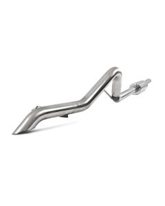 MBRP T409 Stainless Steel 2.5" Off-Road Tail Pipe Muffler Before Axle Jeep Wrangler JK 2/4 Door 3.8L - S5514409